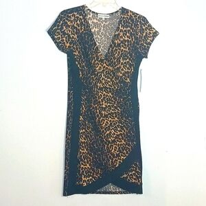 Animal Print High Low Dress